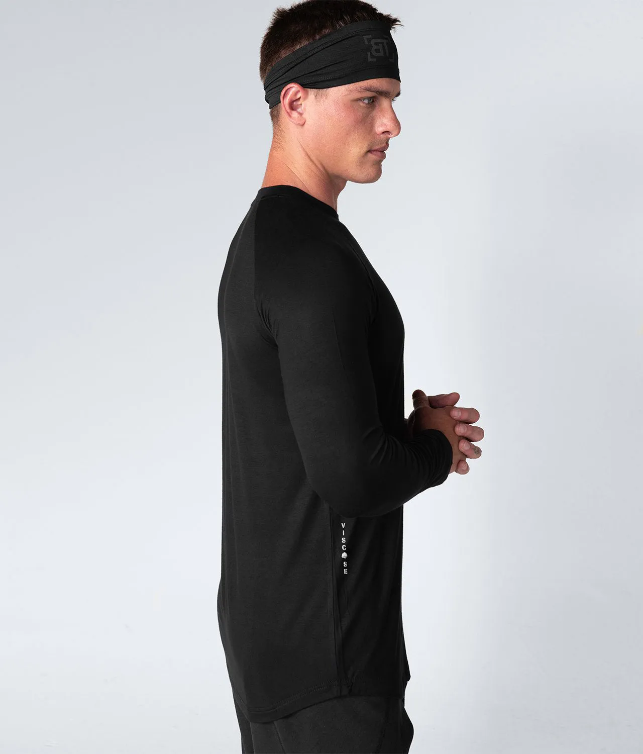 1150 . Viscose Regular-Fit Shirt - Black