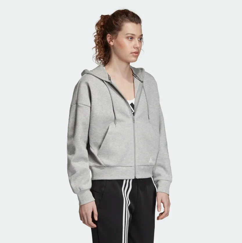 Adidas Must Haves 3-Stripes Hoodie Grey EB3823