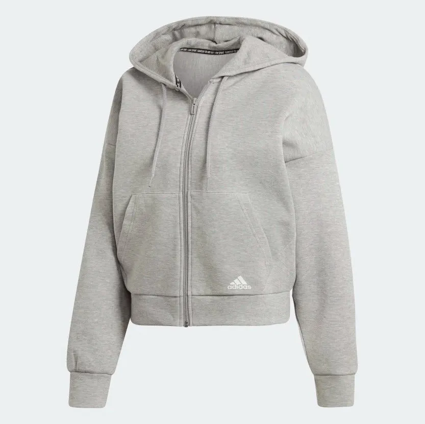 Adidas Must Haves 3-Stripes Hoodie Grey EB3823