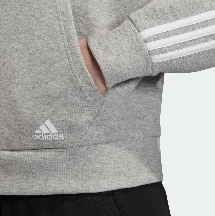 Adidas Must Haves 3-Stripes Hoodie Grey EB3823