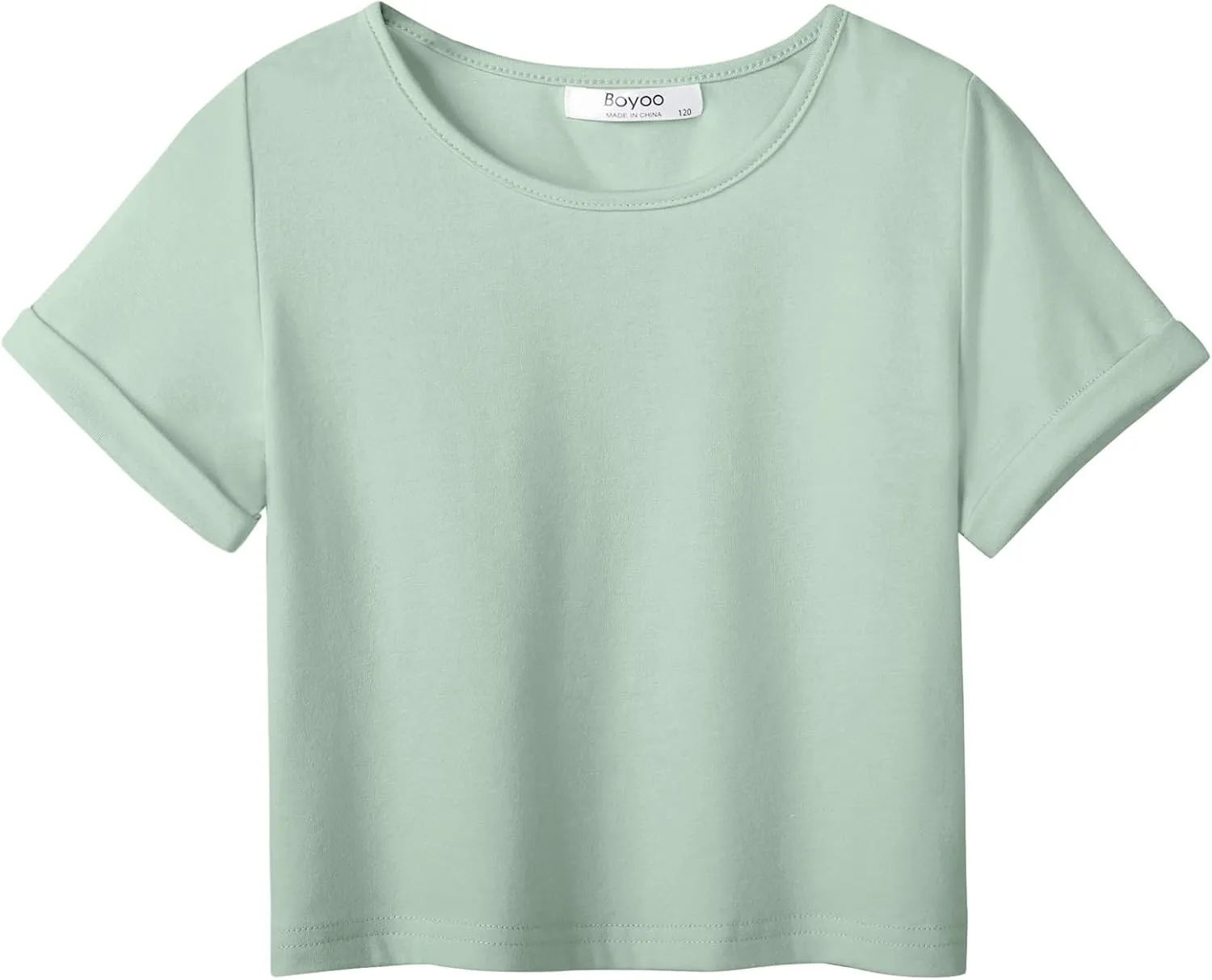 Arshiner Girls Crop Tops Short Sleeve Tie Dye Summer T Shirt Crewneck Rolled Cuffs Fashion Shirts Tee