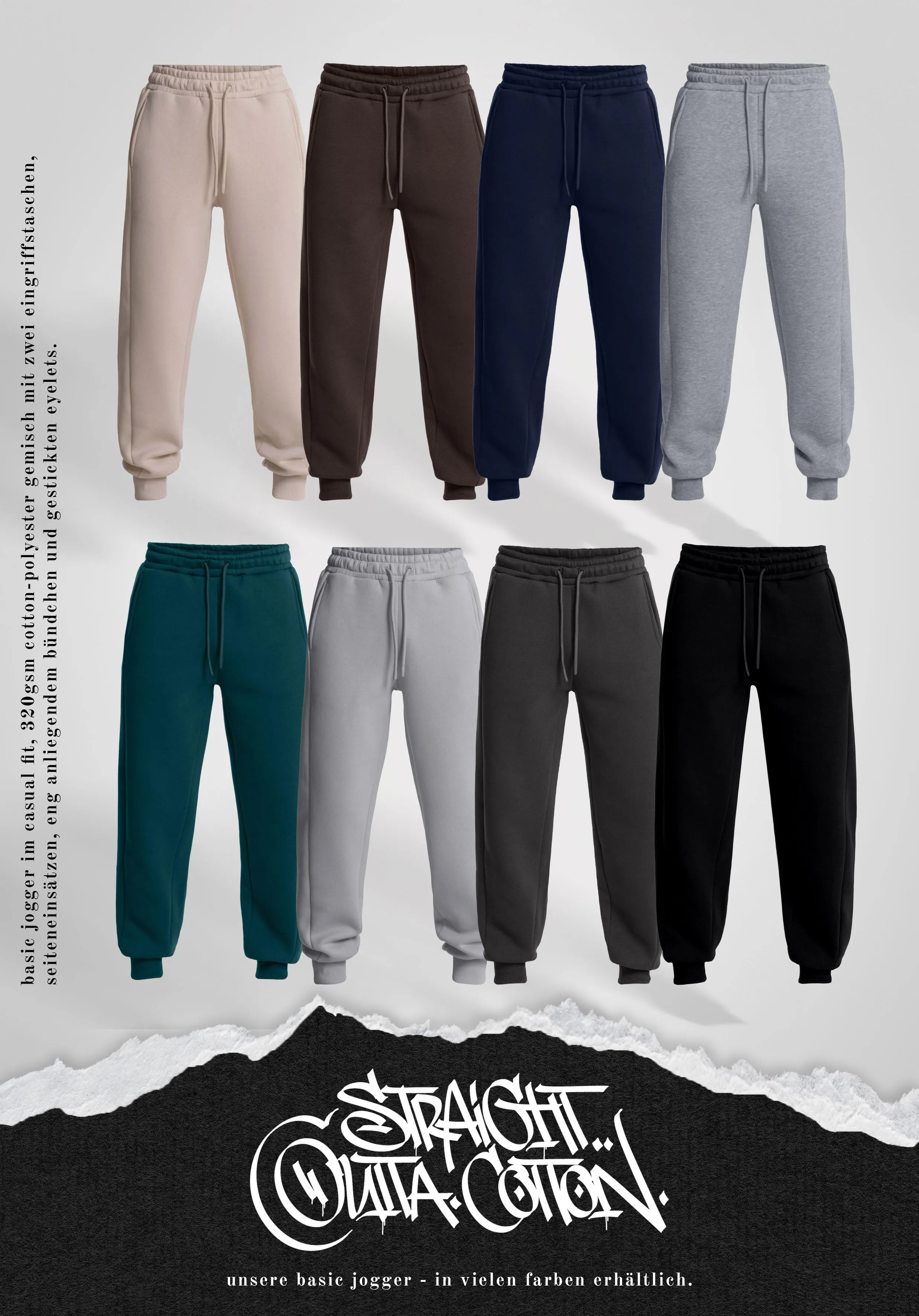 Basic Jogger - Slate Navy