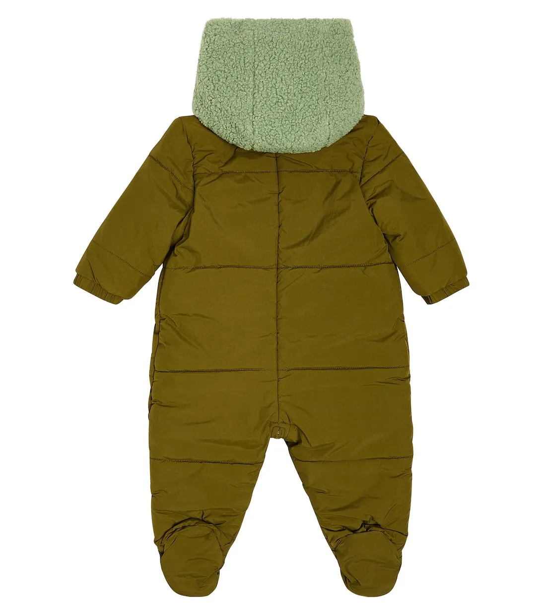 Bobo Choses children's hooded overalls, green