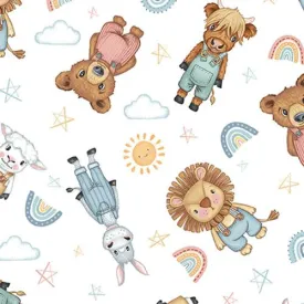 Boho Buddies White  -  1711-01 Boho Buddies