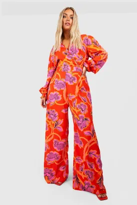 Boohoo jumpsuit, multicolor