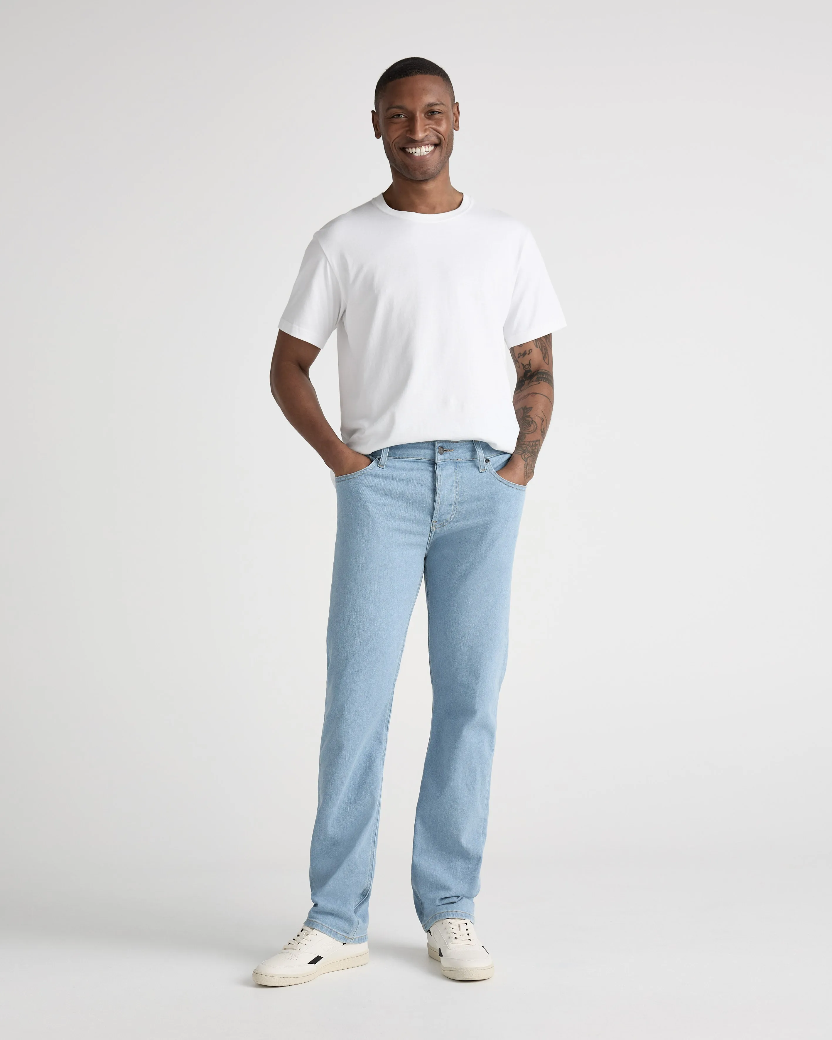 Bryce Mid Straight Made Of Recycled And Organic Cotton Mix