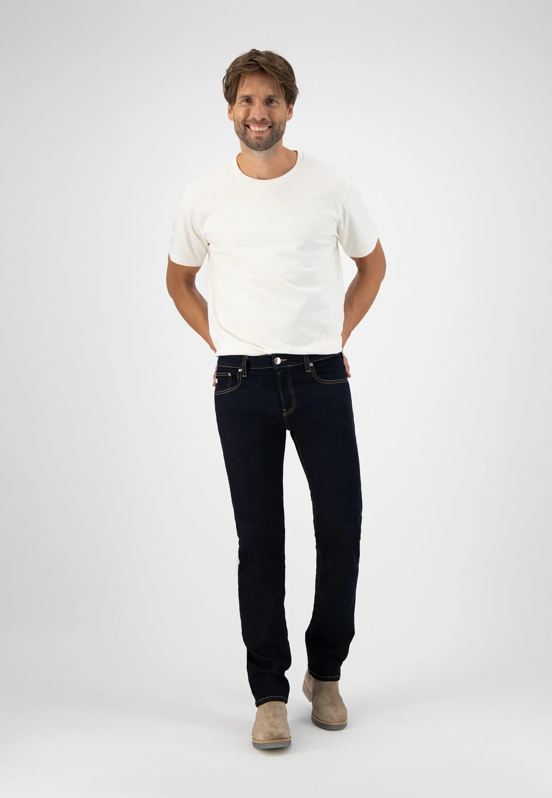 Bryce Mid Straight Made Of Recycled And Organic Cotton Mix