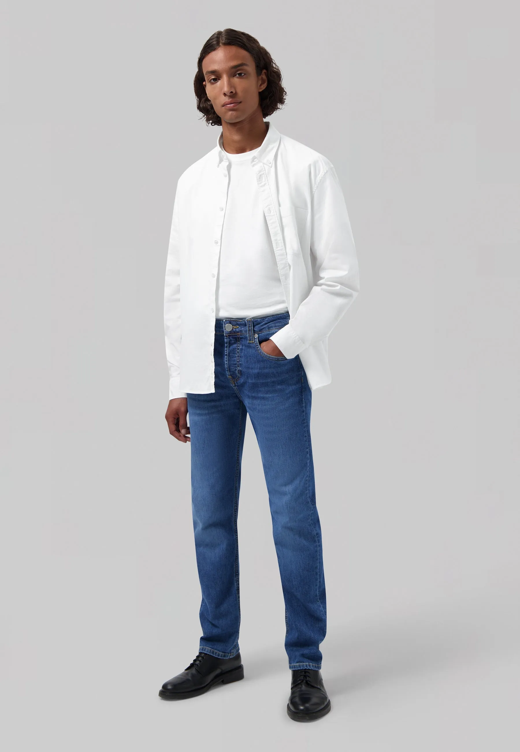 Bryce Mid Straight Made Of Recycled And Organic Cotton Mix