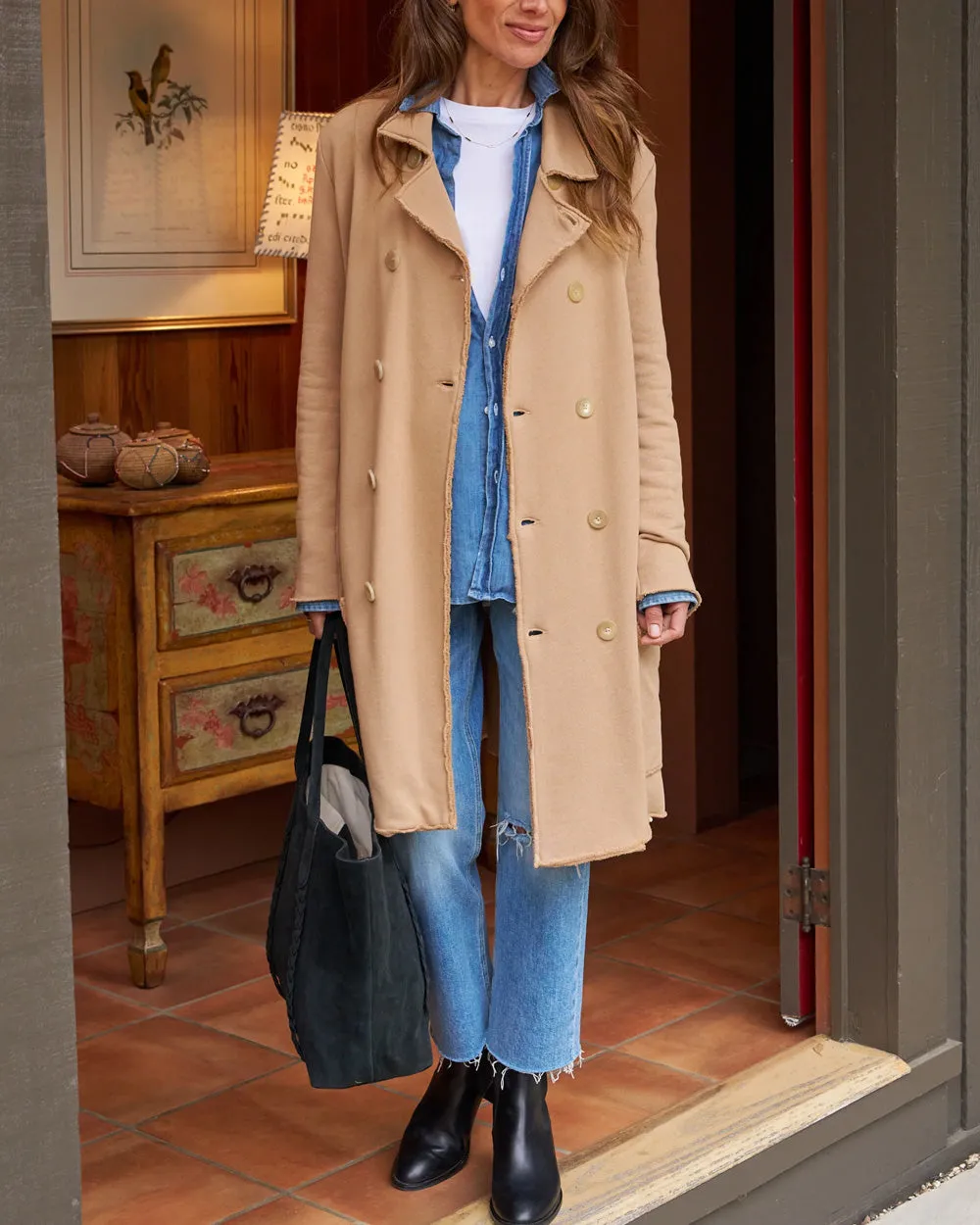 Camel Tipperary English Trench Coat