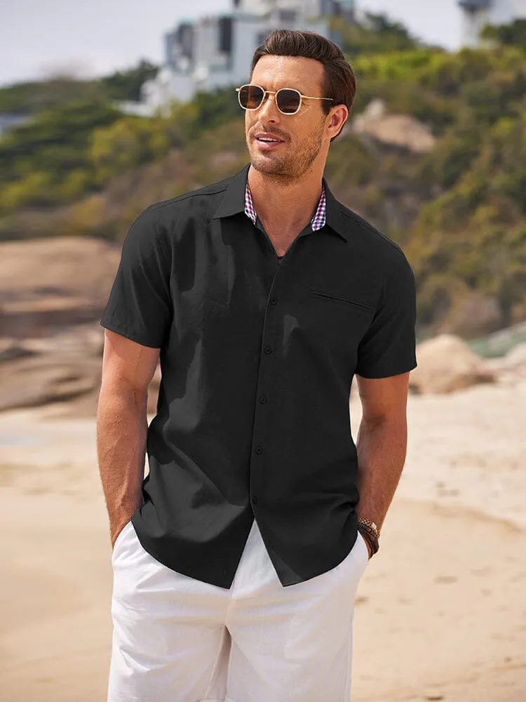 Classic Plaid Collar Oxford Shirt (US Only)