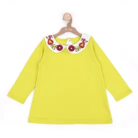 Colorful Collar Charm Tee