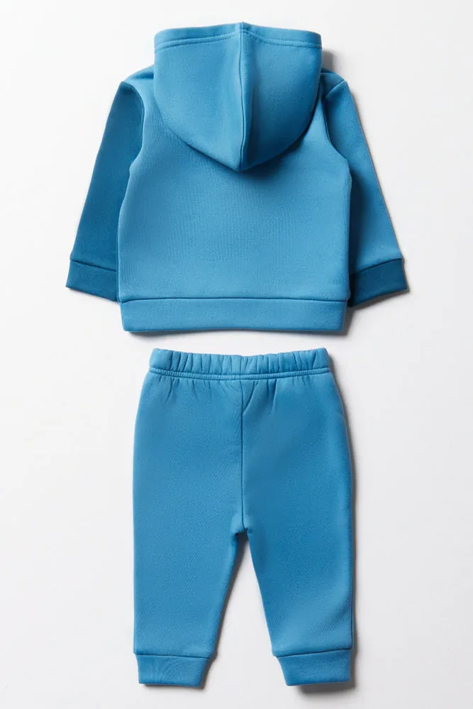 Colourblock Tracksuit Blue