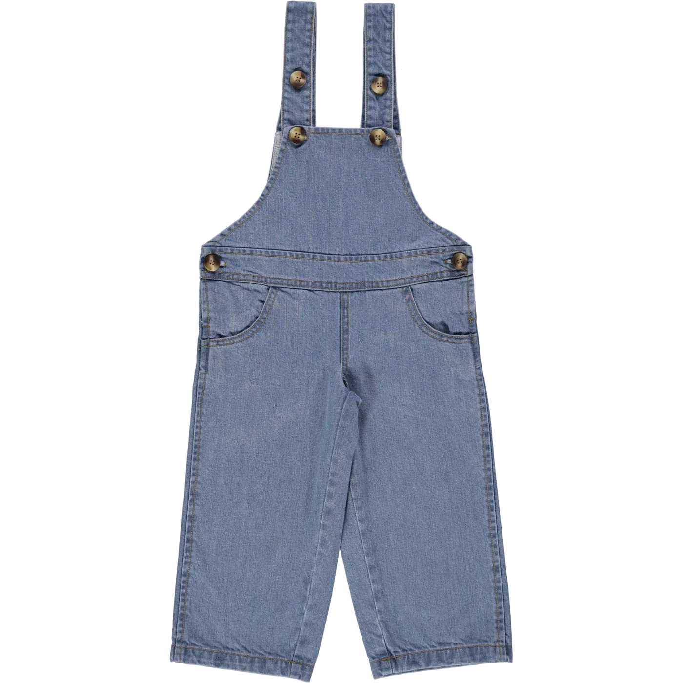 Denim Overalls <br>Poudre Organic