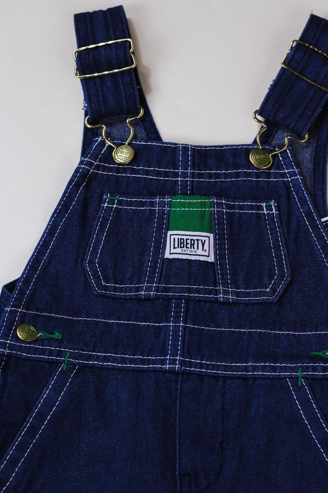 Denim overalls