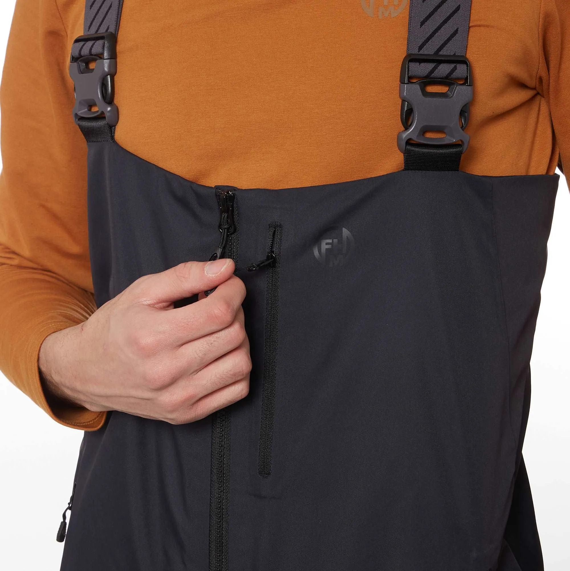 FHM Guard Insulated BIB Overalls V1 Black