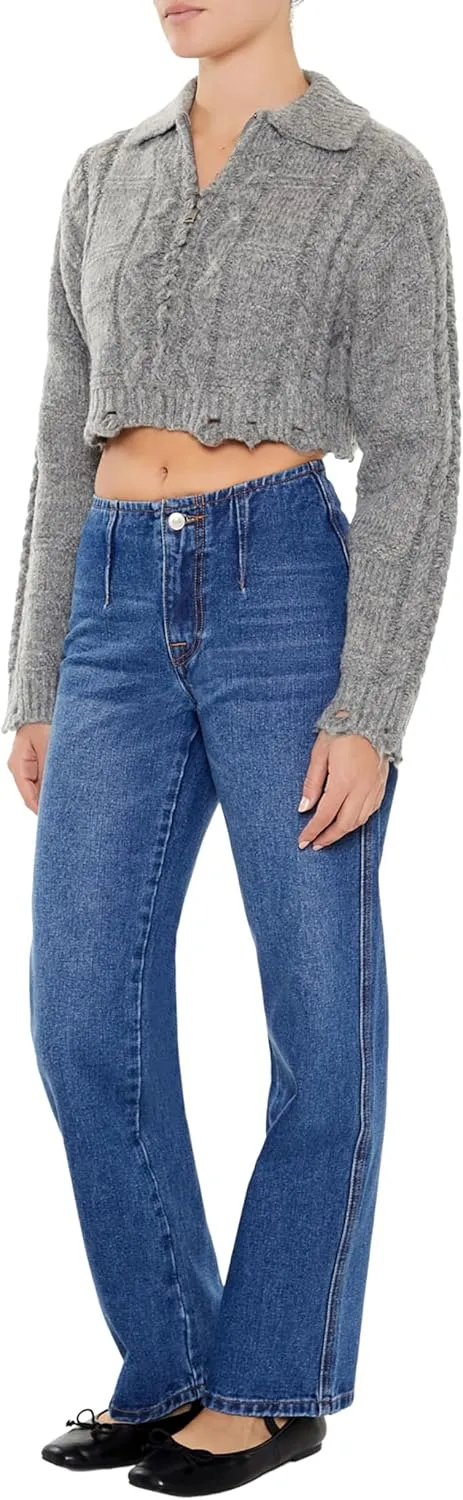 Forever 21 Women's Low-Rise Bootcut Jeans