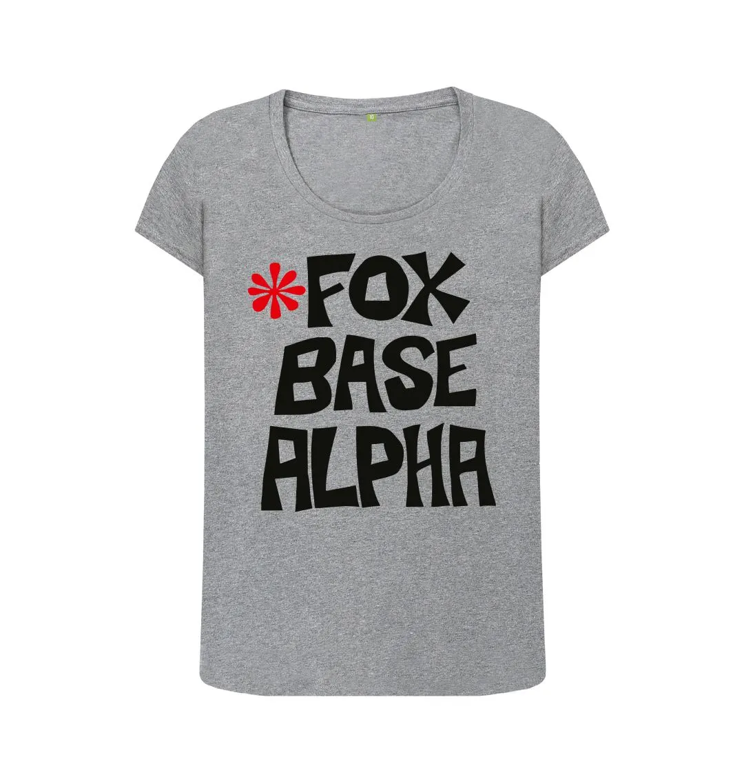 Fox Base Alpha scoop neck t-shirt