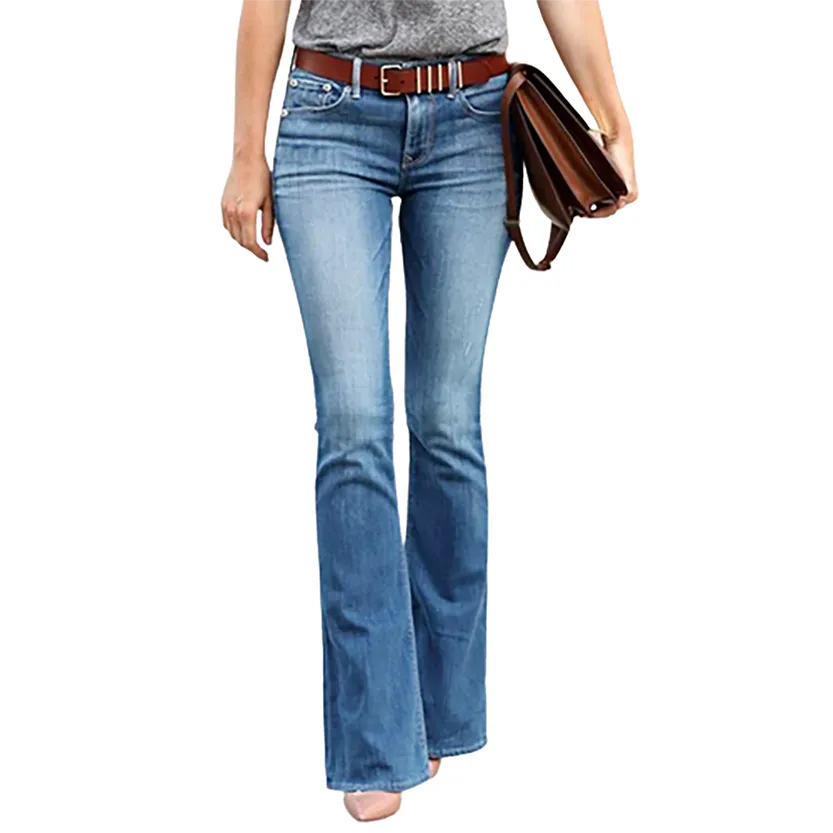 Funki Buys | Pants | Women's Boyfriend Jeans | Mid Waist