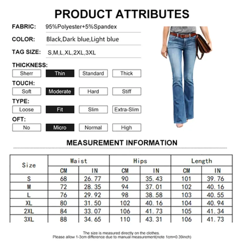 Funki Buys | Pants | Women's Boyfriend Jeans | Mid Waist