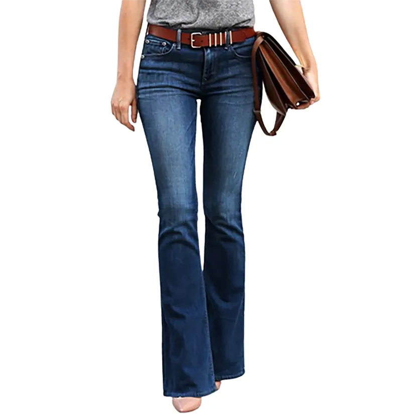 Funki Buys | Pants | Women's Boyfriend Jeans | Mid Waist