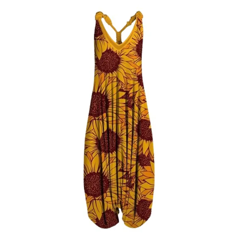 Funki Buys | Pants | Women's Casual Loose Romper Jumpsuit