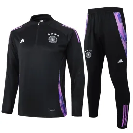 Germany Soccer Tracksuit Black 2024/25