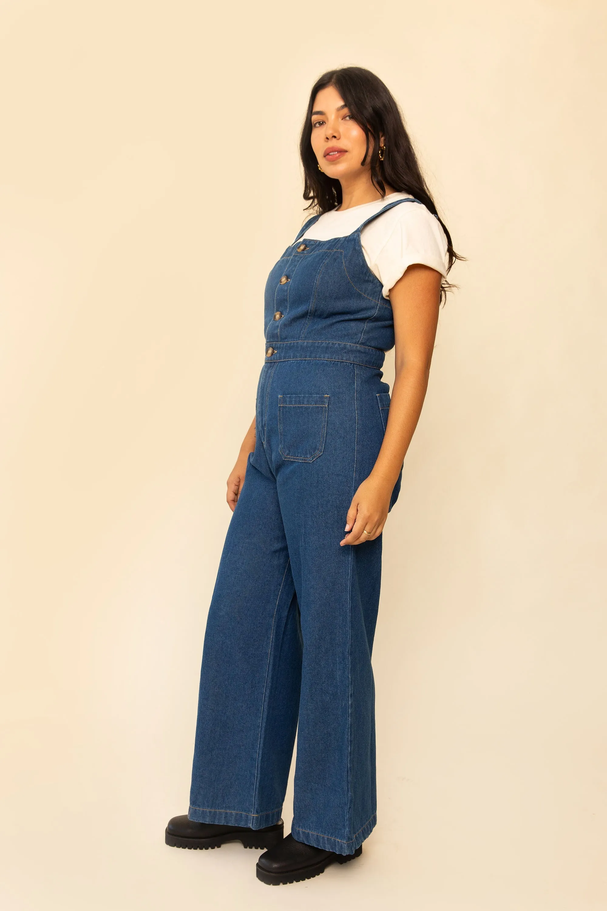 Grace Jumpsuit - Dark Denim