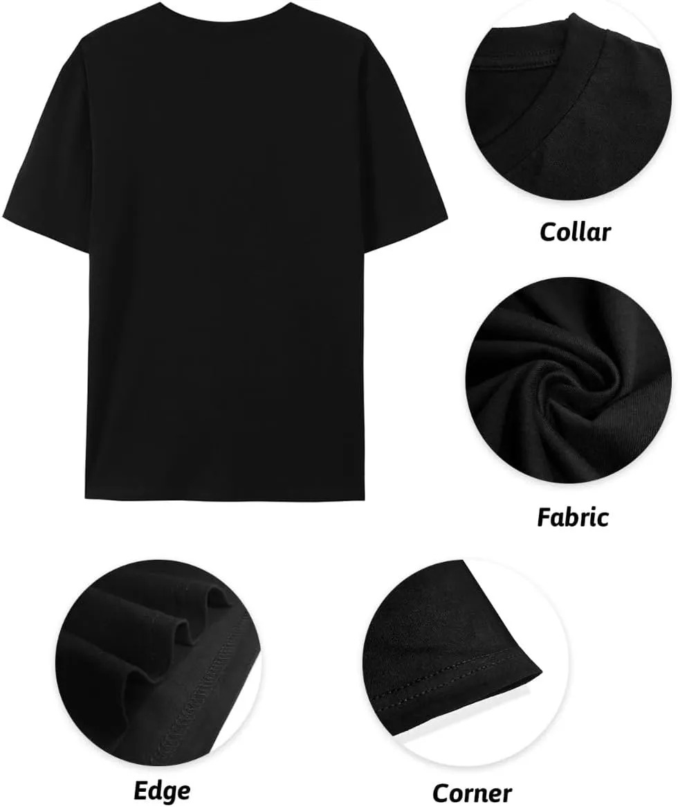 Graphic T Shirts for Women, Abstract Cat Wildflowers Cotton Tees Short Sleeve Crewneck Summer Gym Casual Tops