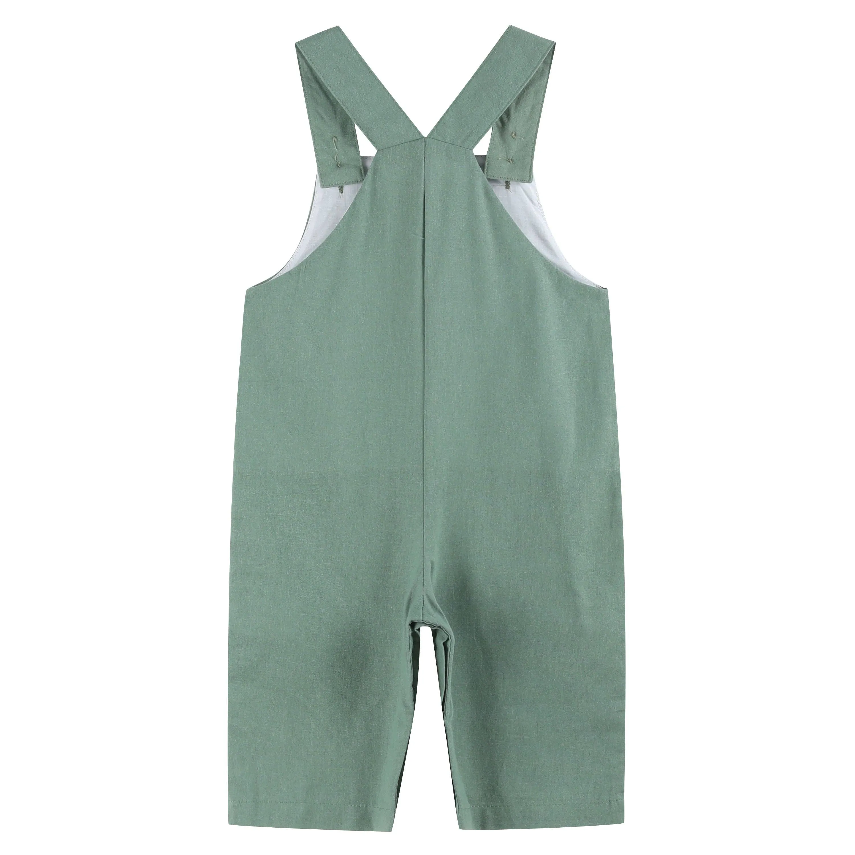 Green Pumpkin Tractor Overalls