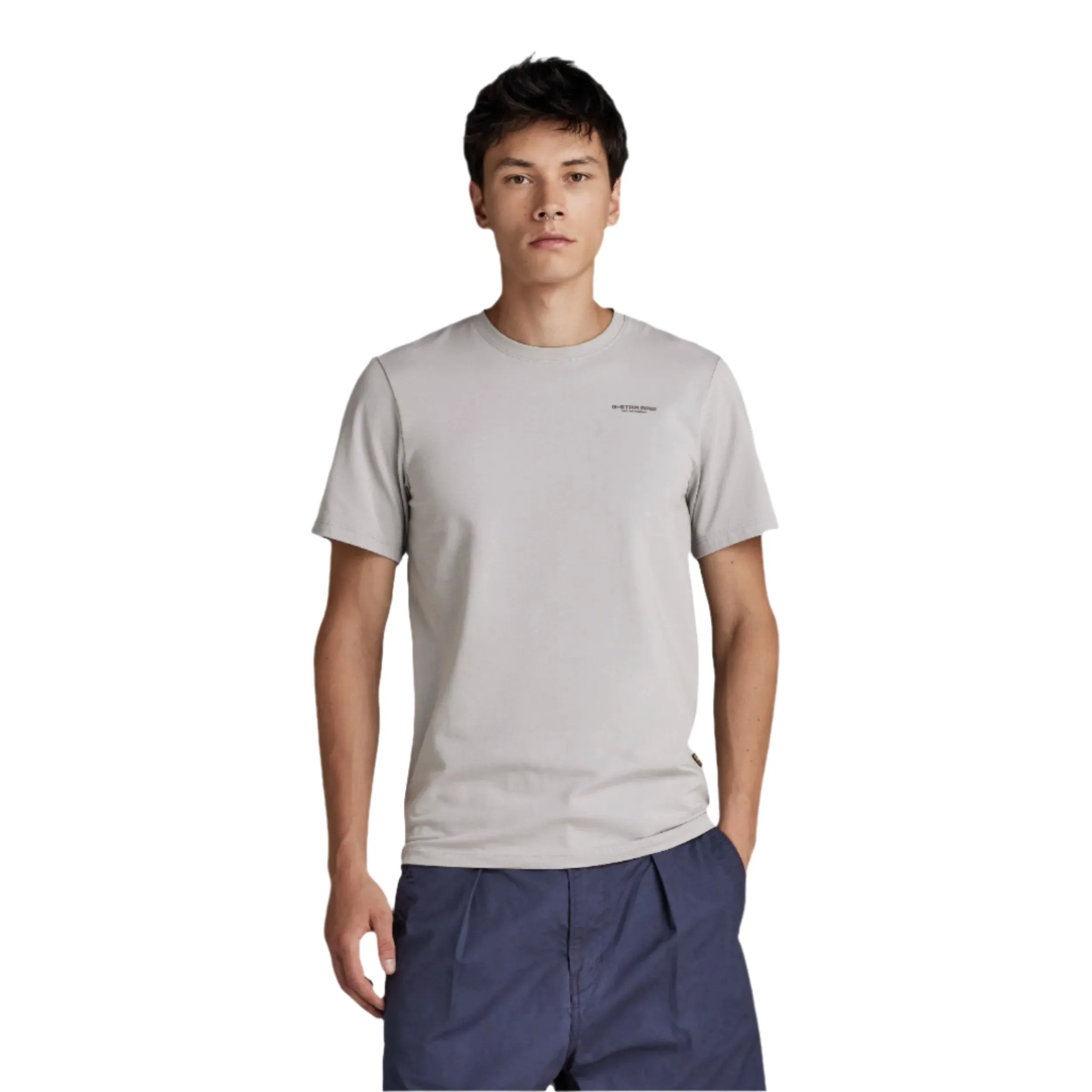 Grey Alloy Slim Base  T-Shirt