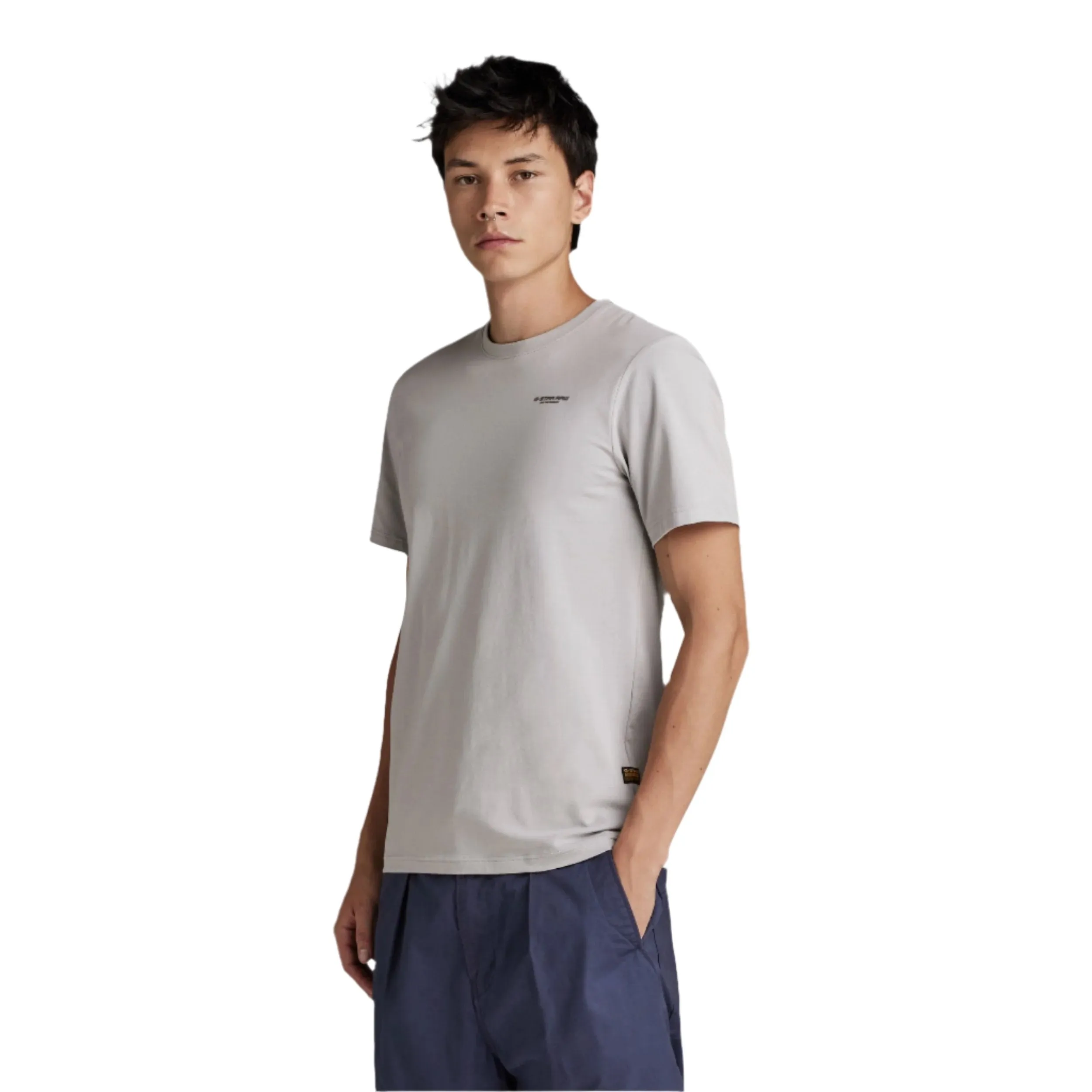 Grey Alloy Slim Base  T-Shirt