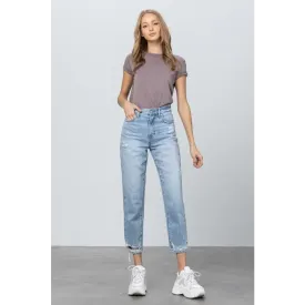 High Rise Tapered Jeans