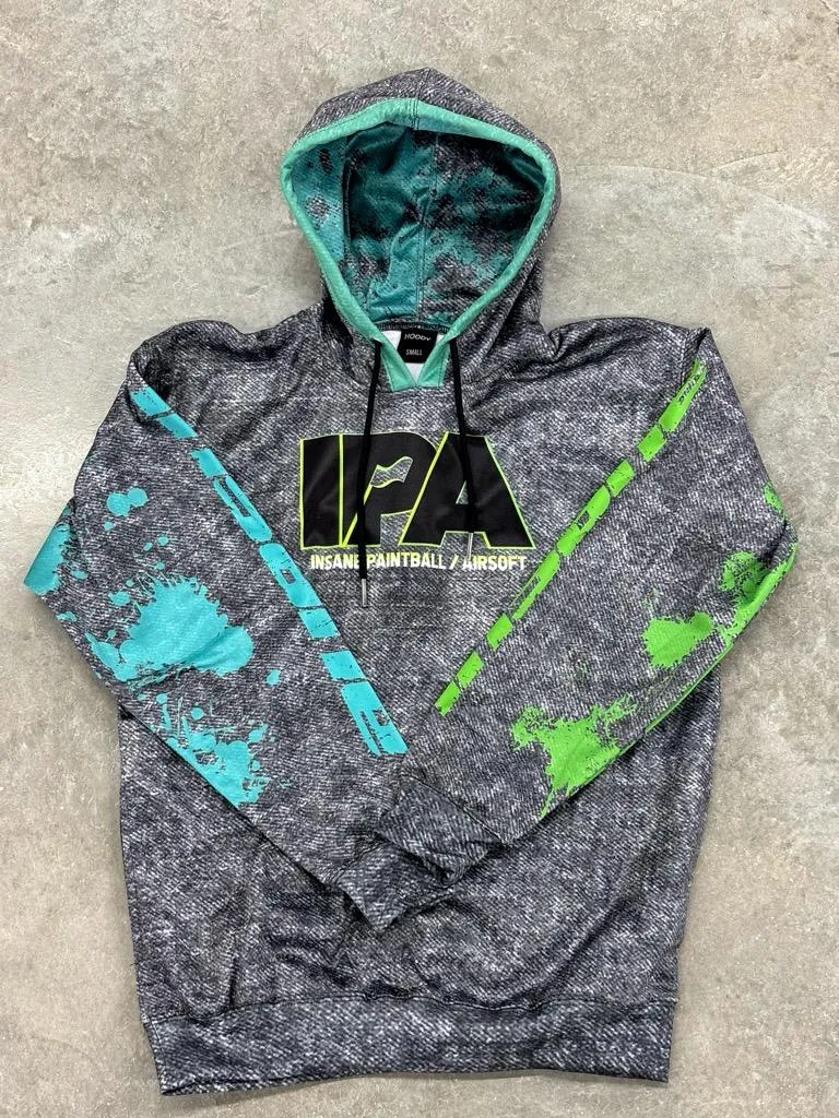 Insane Paintball/Airsoft Hoodie - IPA Neon - 2XL
