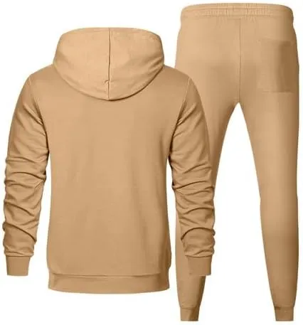 JMIERR Men's 2 Piece Outfits Hoodie Sweatshirt Tracksuit & Joggers Sweatpants Sweatsuit Set