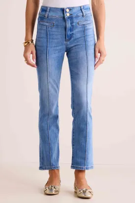 Kelsey Jeans Ankle Flare - Medium Wash by Kut from the Kloth