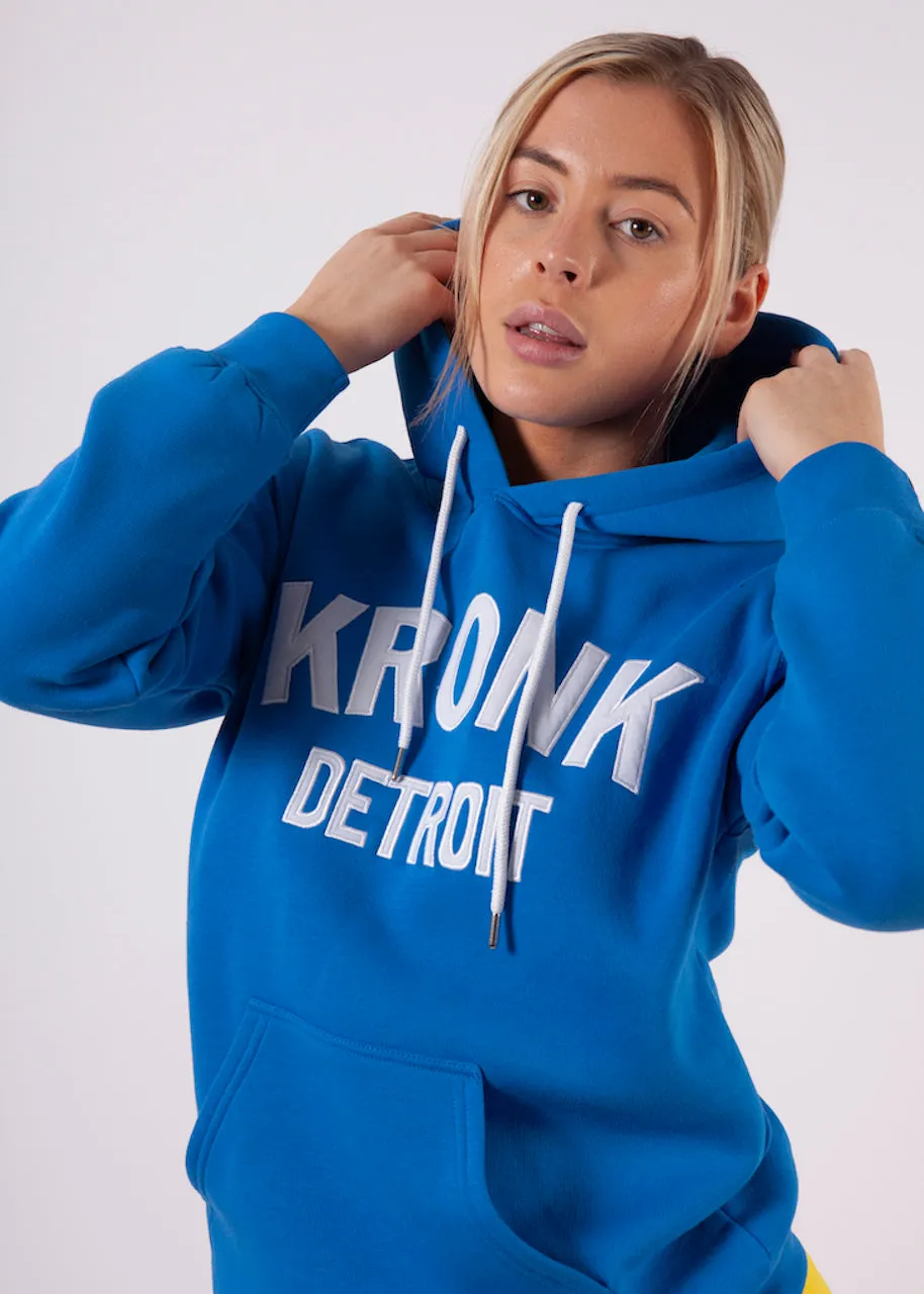 KRONKWOMEN Detroit Applique Hoodie Regular Fit Royal Blue