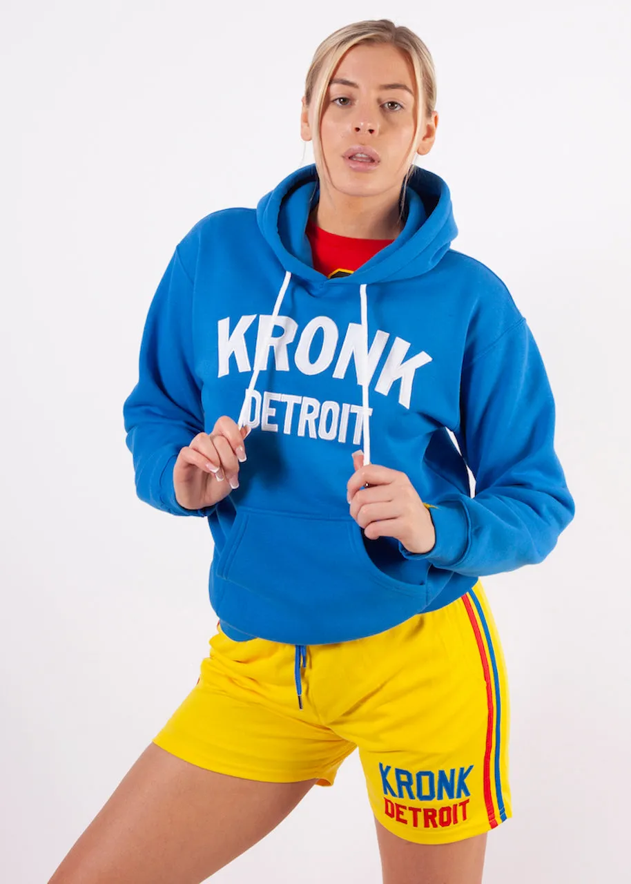 KRONKWOMEN Detroit Applique Hoodie Regular Fit Royal Blue
