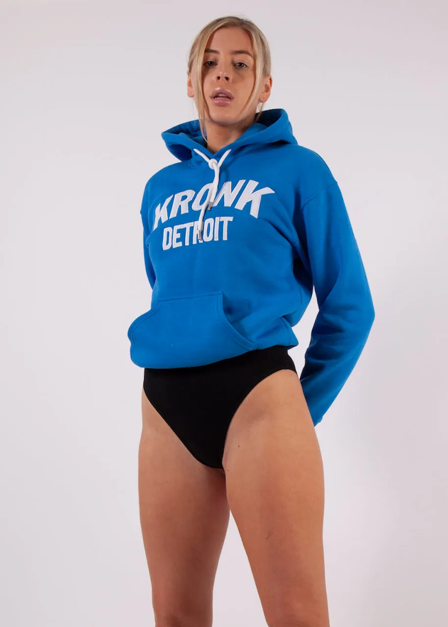 KRONKWOMEN Detroit Applique Hoodie Regular Fit Royal Blue