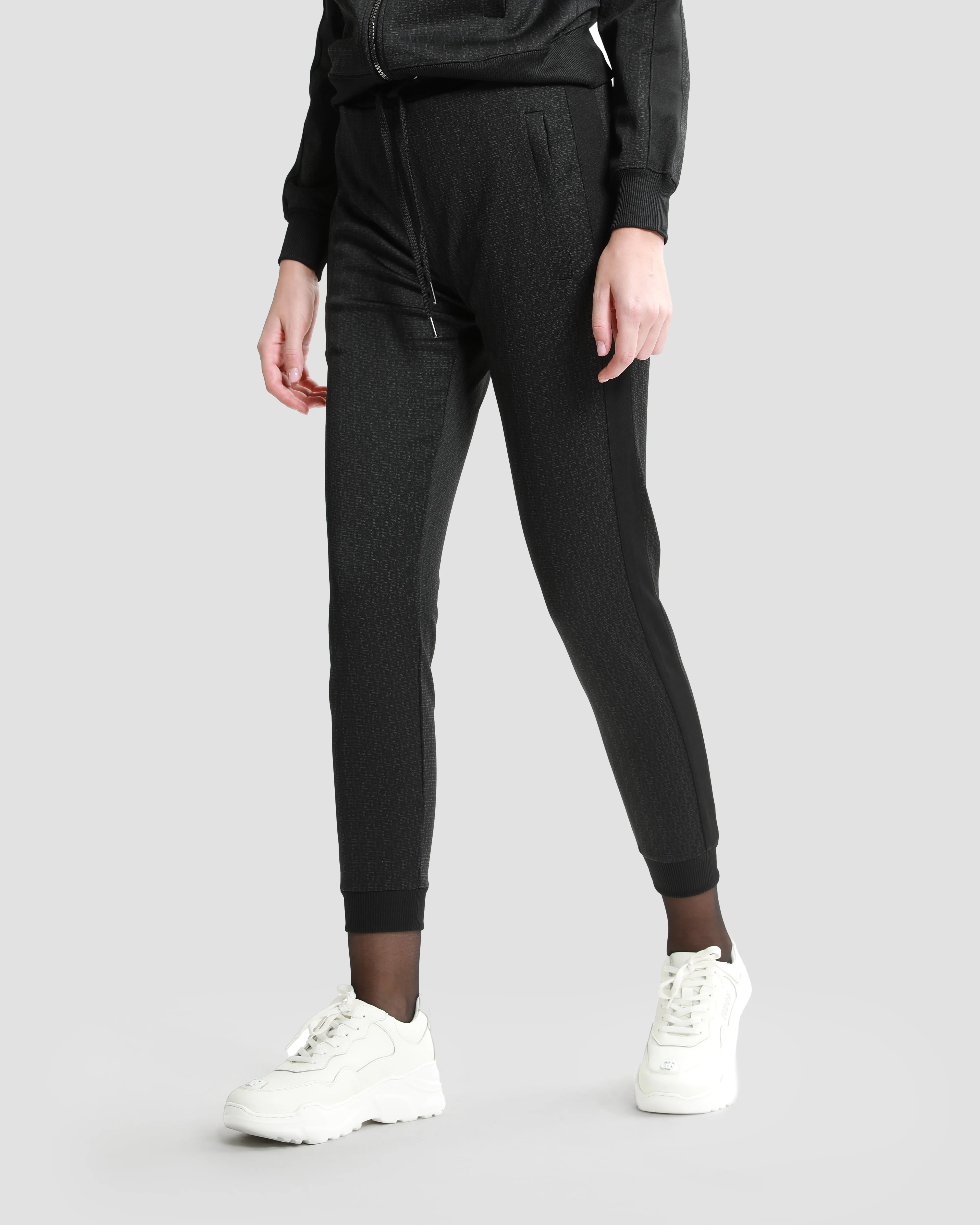 Logo Pattern Tracksuit Set