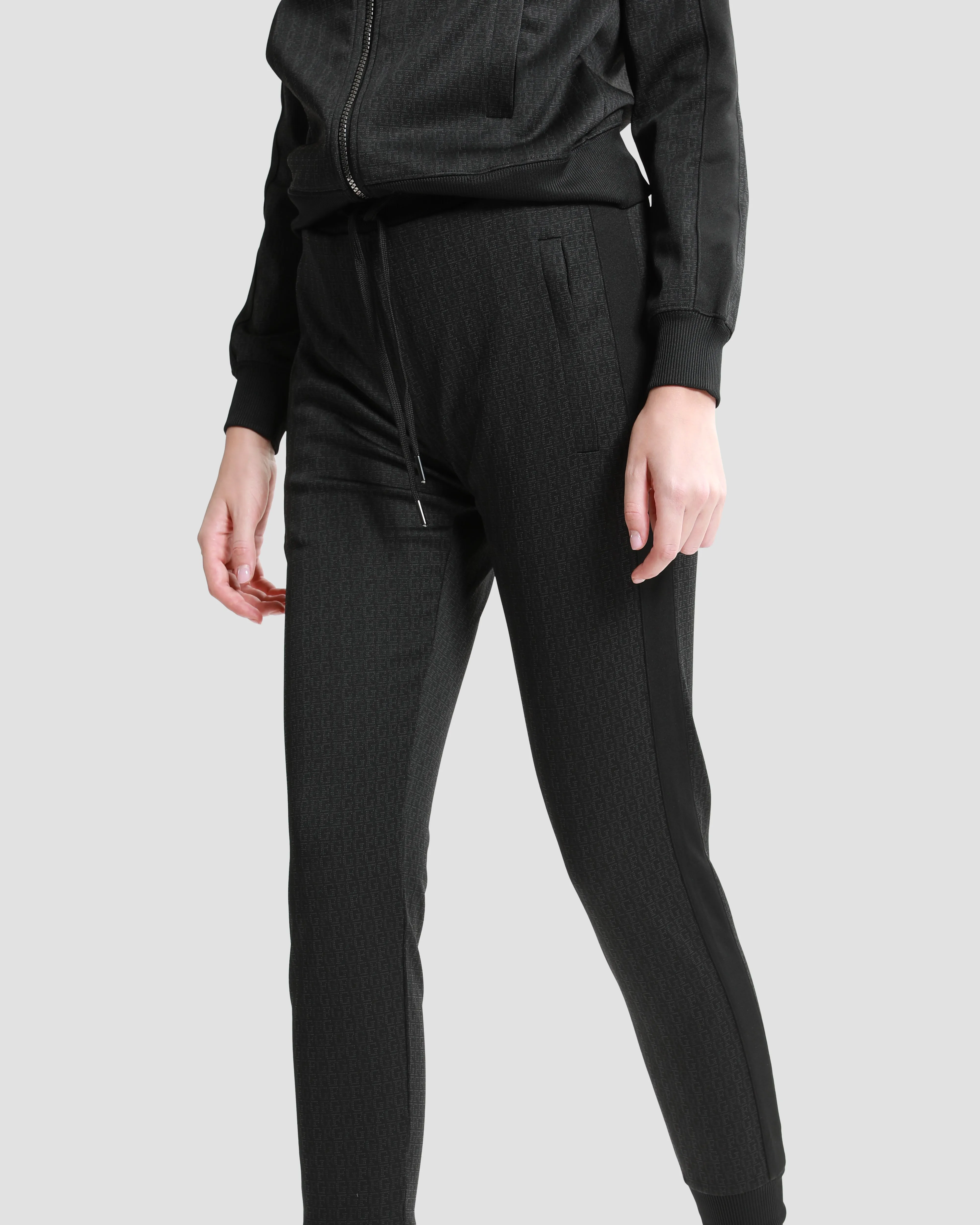 Logo Pattern Tracksuit Set