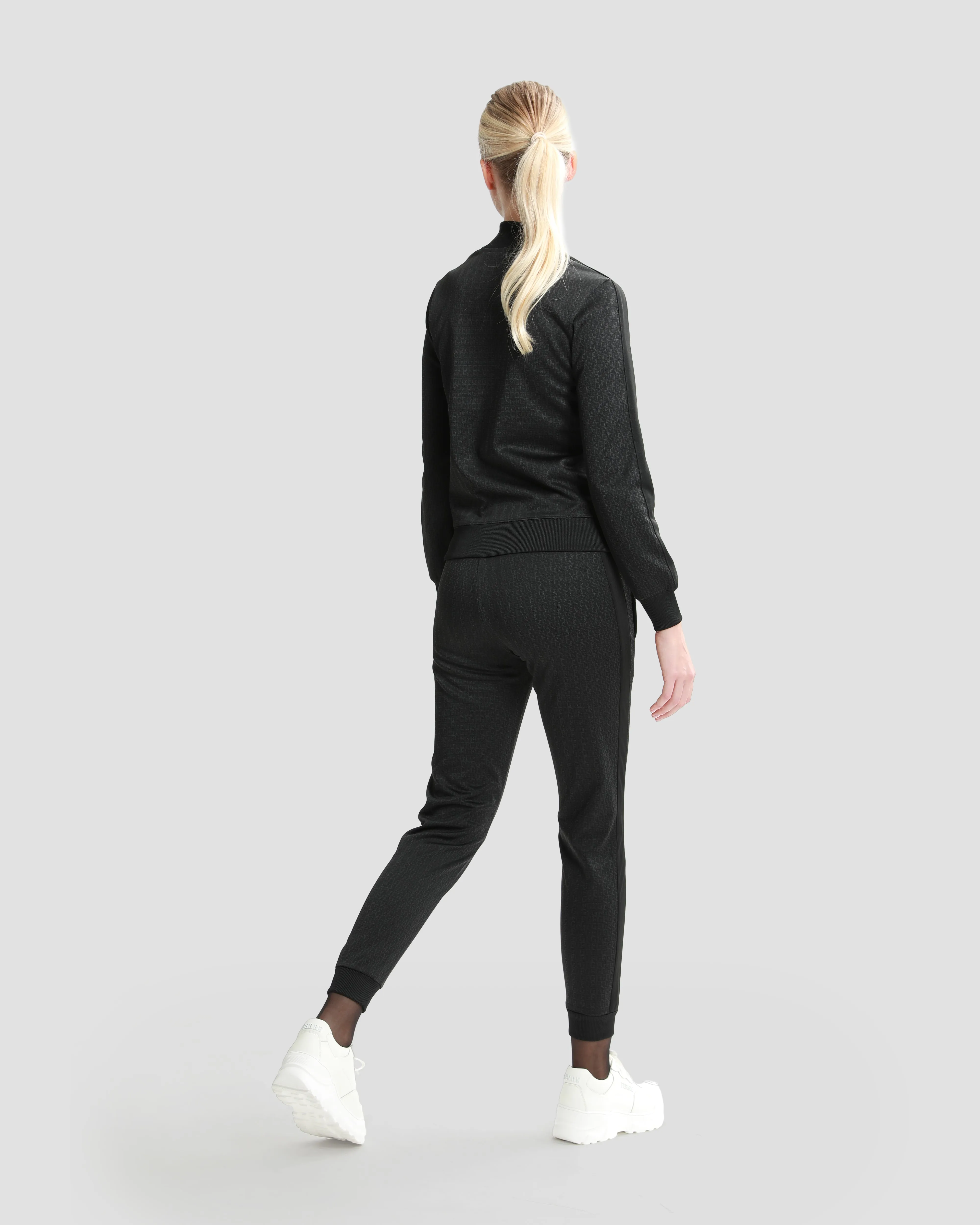 Logo Pattern Tracksuit Set