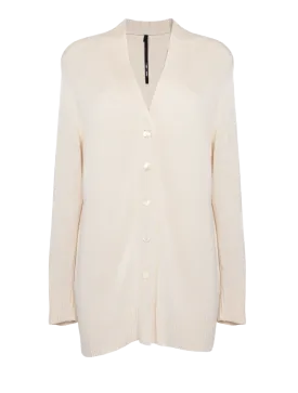 Long V-Neck Cardigan