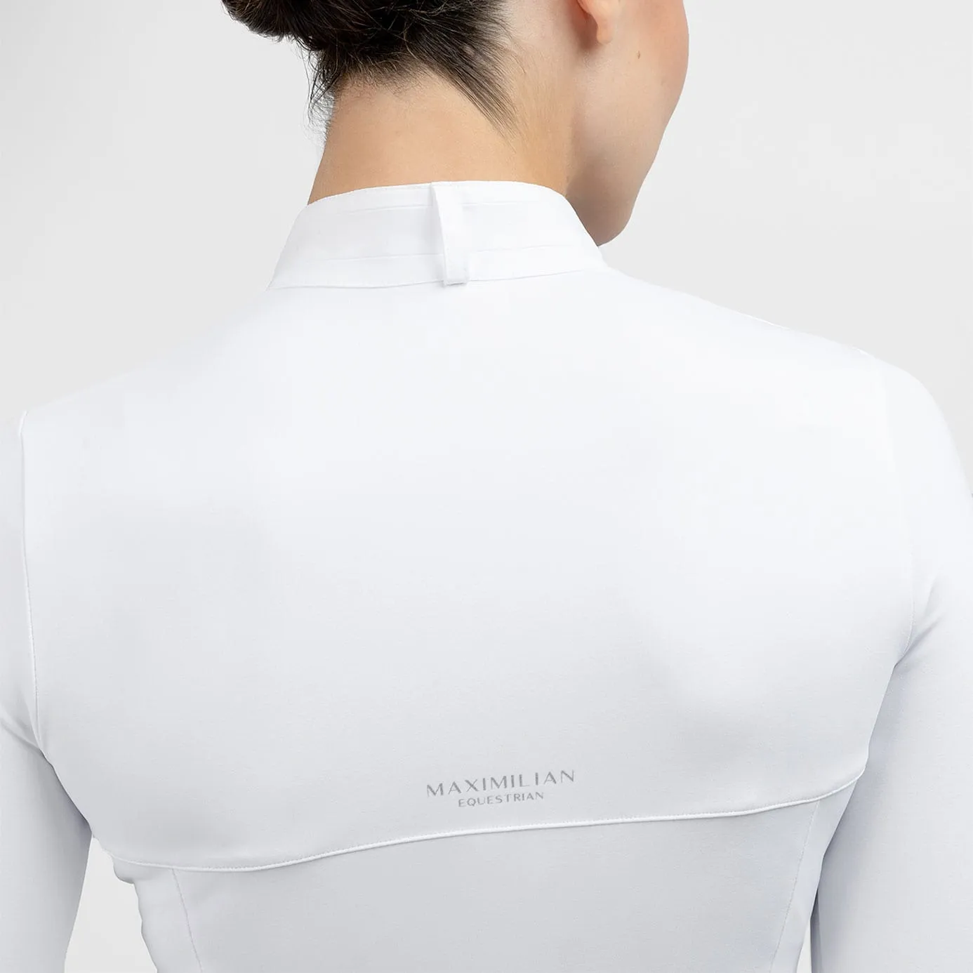 Maximilian Equestrian Era Long Sleeve Show Shirt - White