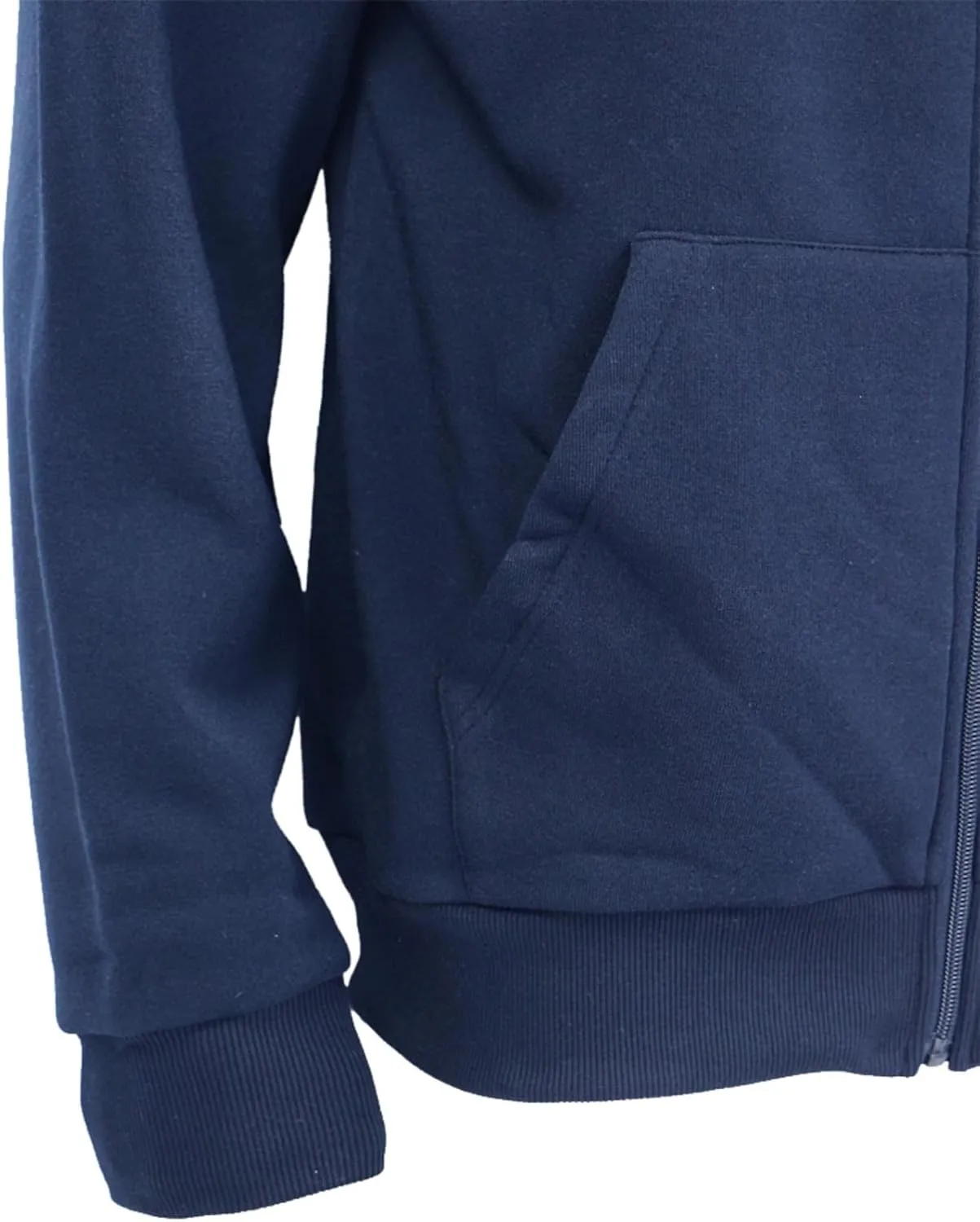 Mens Zip Up Fleece Jacket Lightweight Hoodies Casual Soft Full Zip Coats with Pockets Plus Size S-5XL Big&Tall