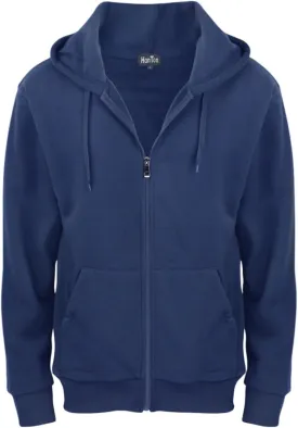 Mens Zip Up Fleece Jacket Lightweight Hoodies Casual Soft Full Zip Coats with Pockets Plus Size S-5XL Big&Tall