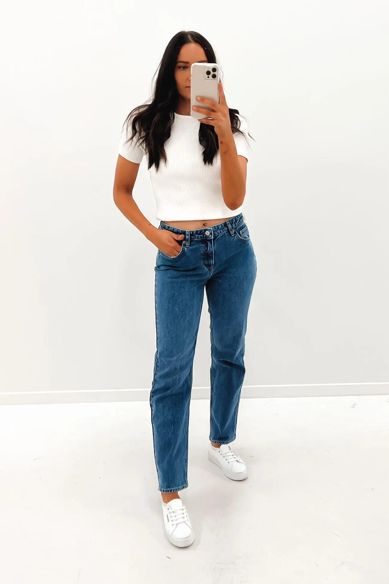 Mid Vintage Straight Jean All Star Blue