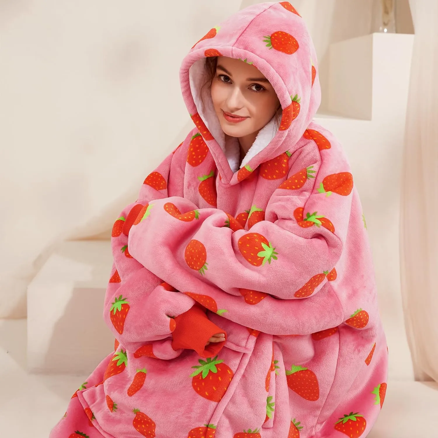 Narecte Kids Hoodie Blanket Year Old Girl Birthday Gifts for Kids Toddler Wearable Blanket Hoodie Oversized Hoodie Ideas