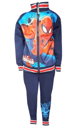 Official Licenced Spiderman Printed Fleece Lined Tracksuit Trackpant Age 2 to 8 Years
