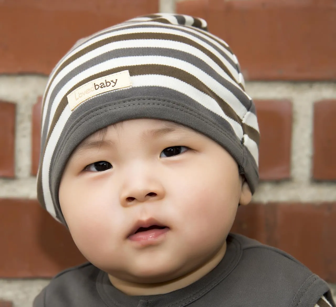 Organic Cute Caps - Stripes