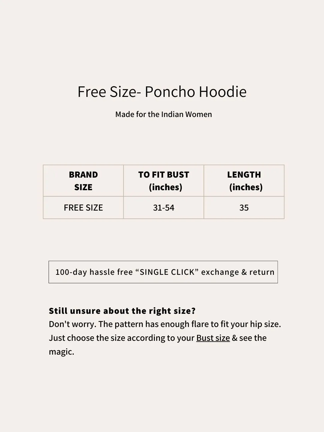 Peach Poncho Hoodie